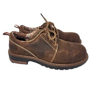 Timberland PRO Hightower Oxford Composite Safety Toe Shoe Women's Sz 9 Leather